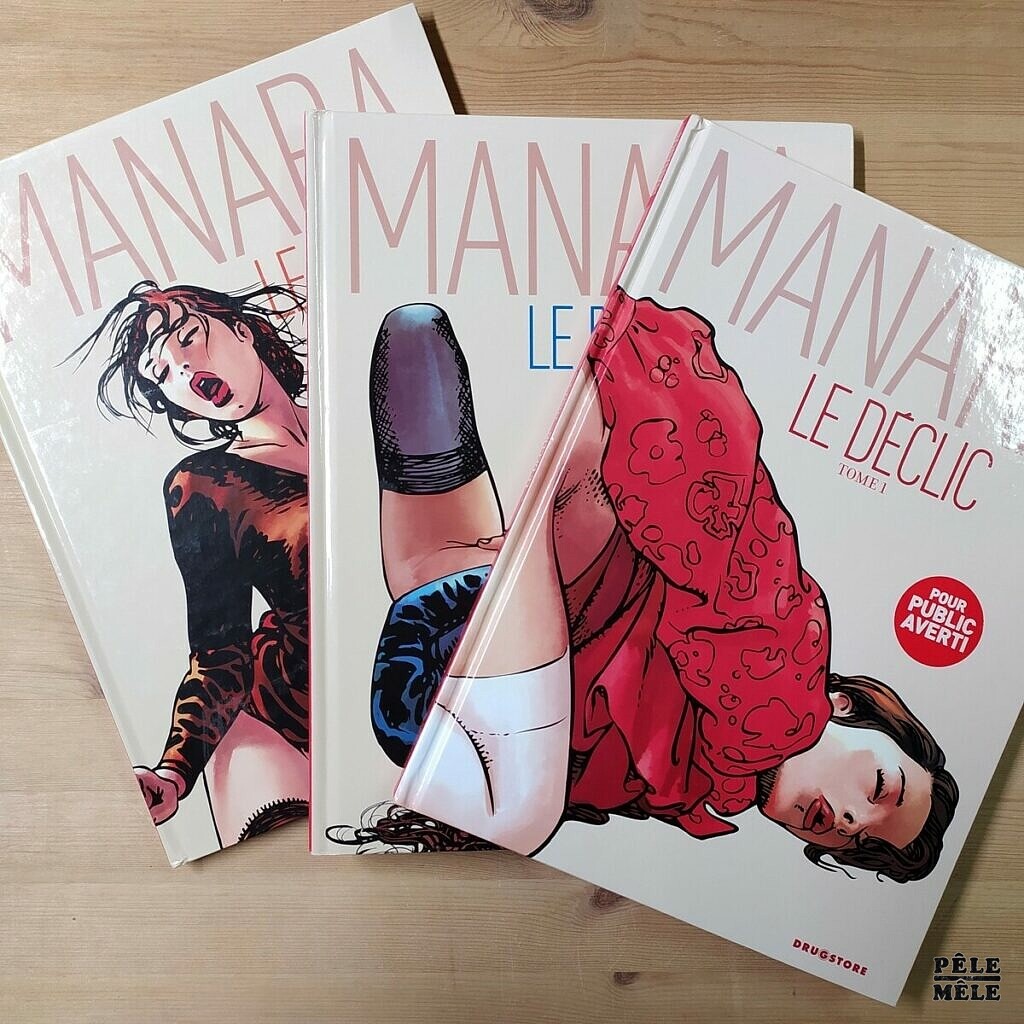 Milo Manara Le Déclic Tomes 1 2 3 DRUGSTORE Pêle Mêle Online