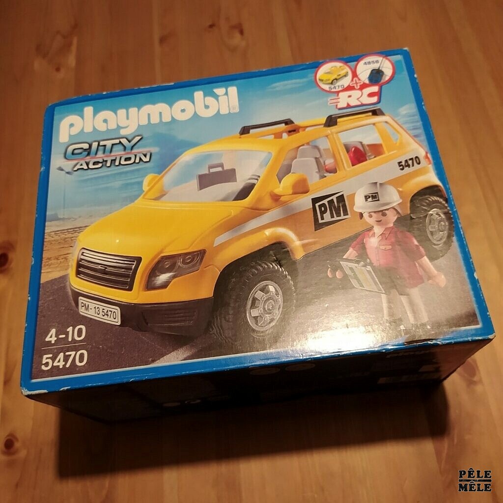 Playmobil City Action Chef De Chantier Et V Hicule Dintervention