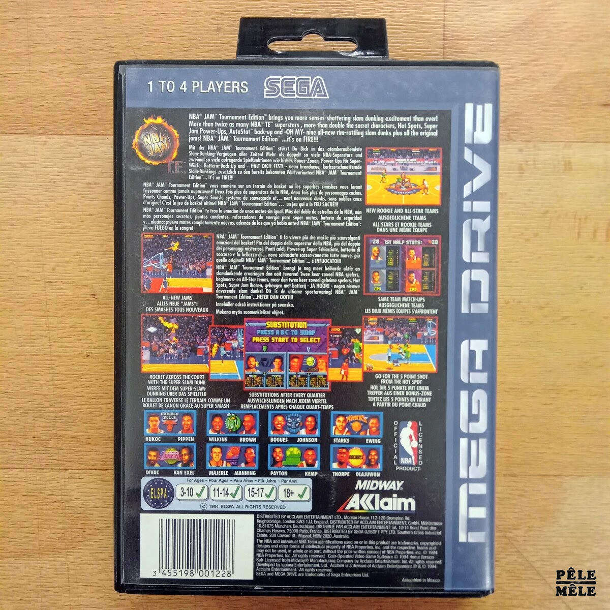 NBA Jam Tournament Edition Sega Mega Drive Pêle Mêle Online