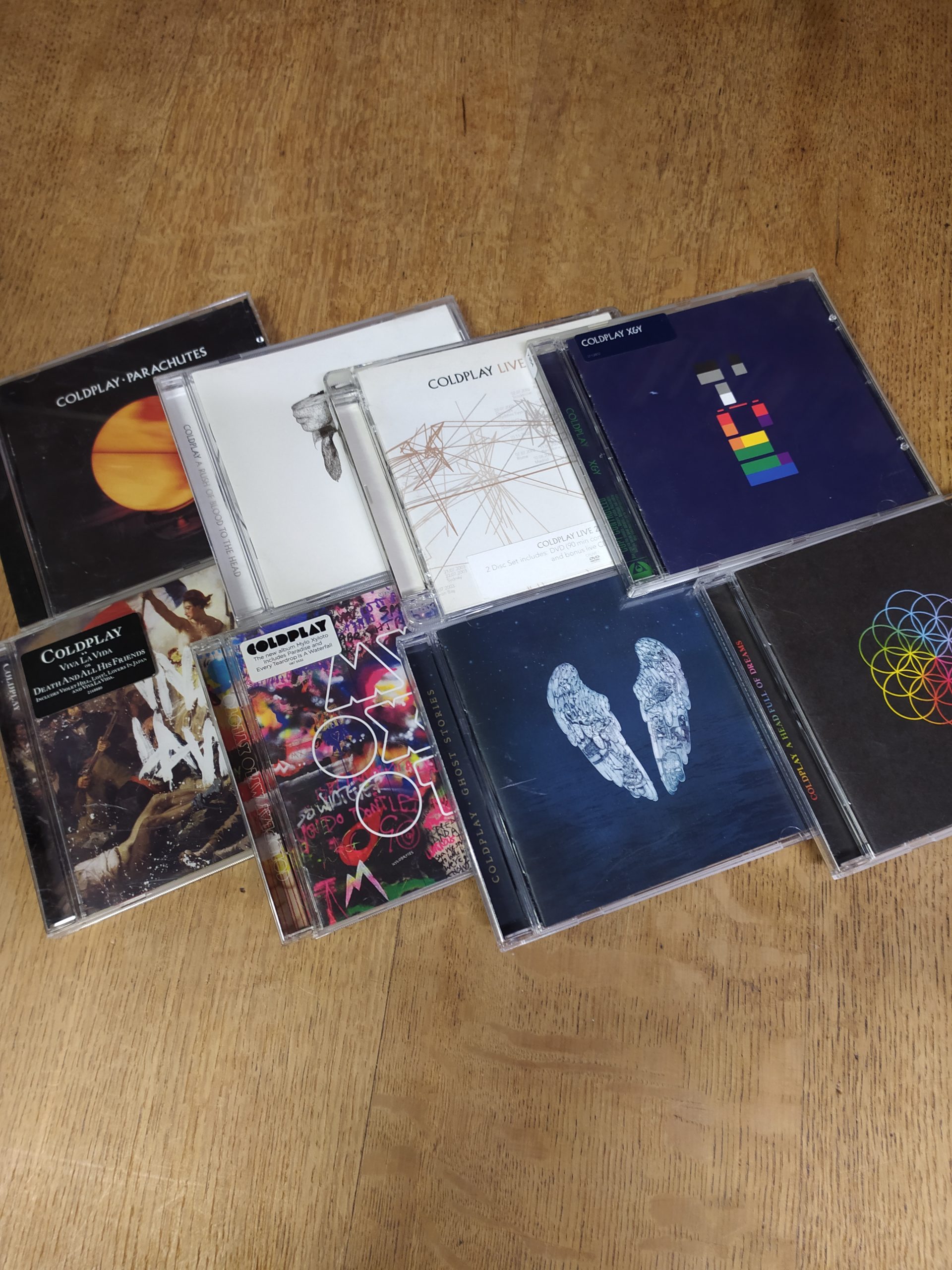 Pack Coldplay / 8 cds PêleMêle Online
