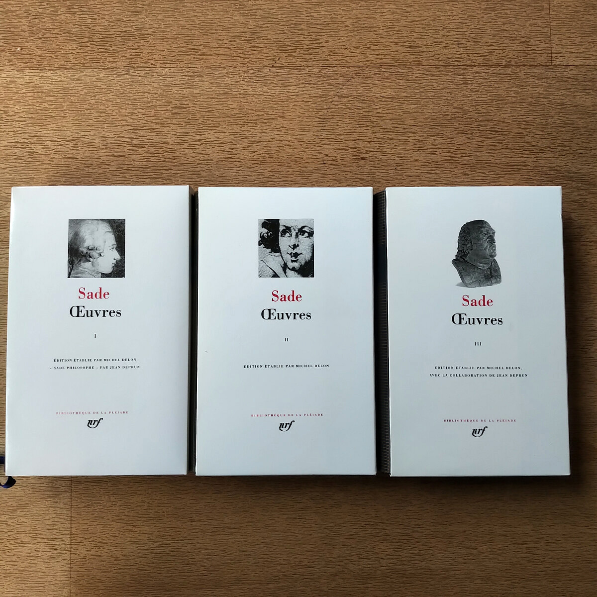 Sade Œuvres II pléiade Sade, Œuvres 1, 2 et 3, Pléiade - Pêle-Mêle Online