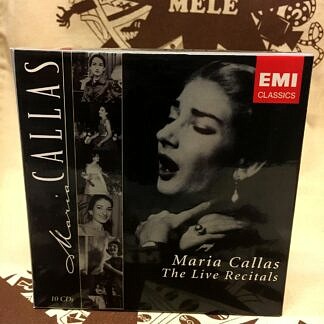 CD coffret de 10 CDs - Maria Callas Live Recitals