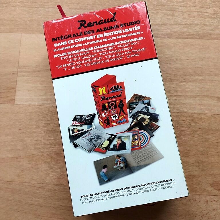 Coffret Renaud Intégrale Studio / 16 albums PêleMêle Online