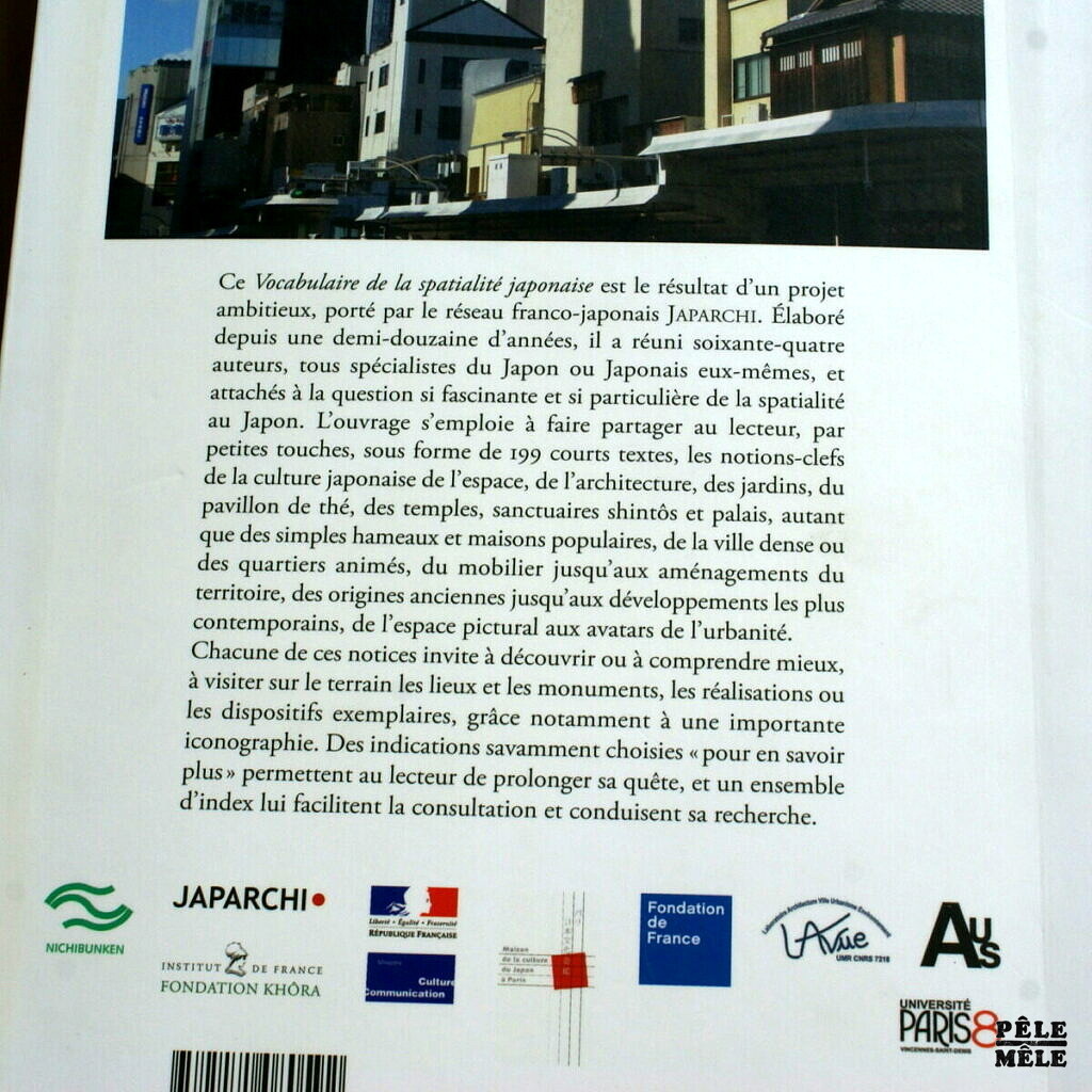 Joseph Kabris Ou Les Possibilités D'une Vie "Vocabulaire de la spatialité japonaise" - Philippe Bonnin / Nishida