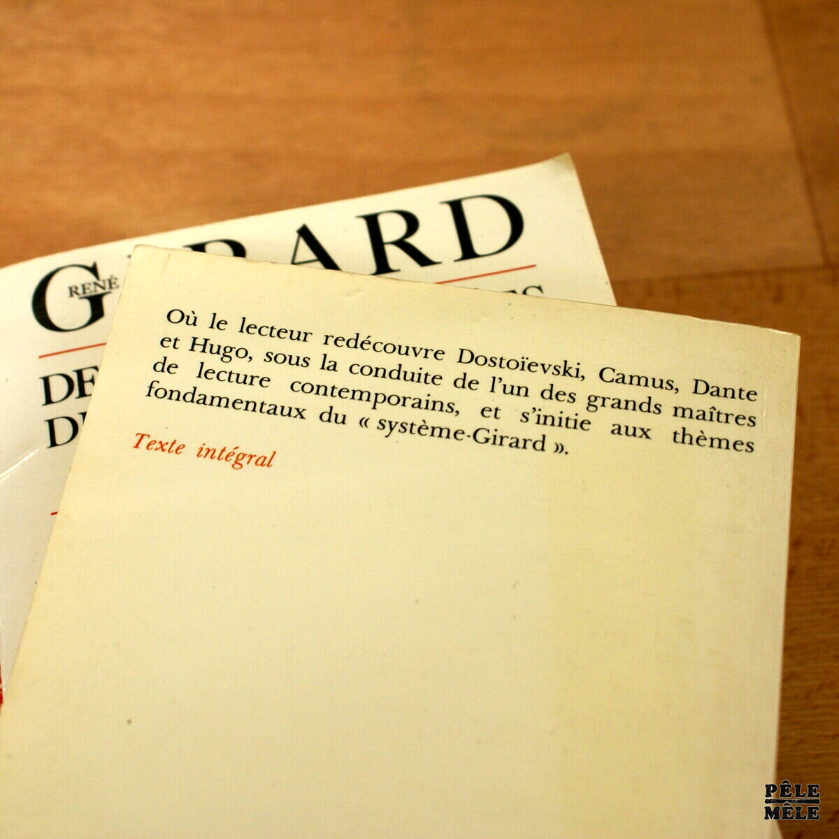 Pack René Girard 3 livres / 