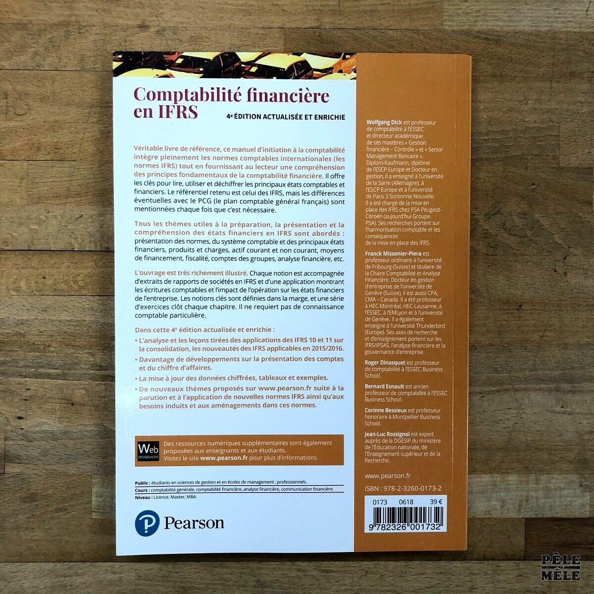 Comptabilité Financière En IFRS - 4e édition Enrichie - Pearson - Pêle ...