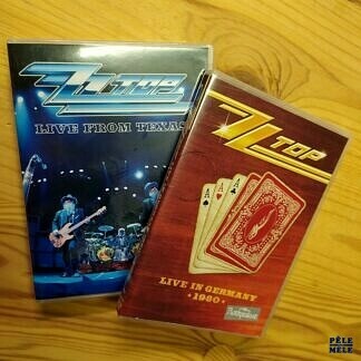 Pack ZZ Top "Live in Germany 1980" & "Live from Texas" / 2 dvds