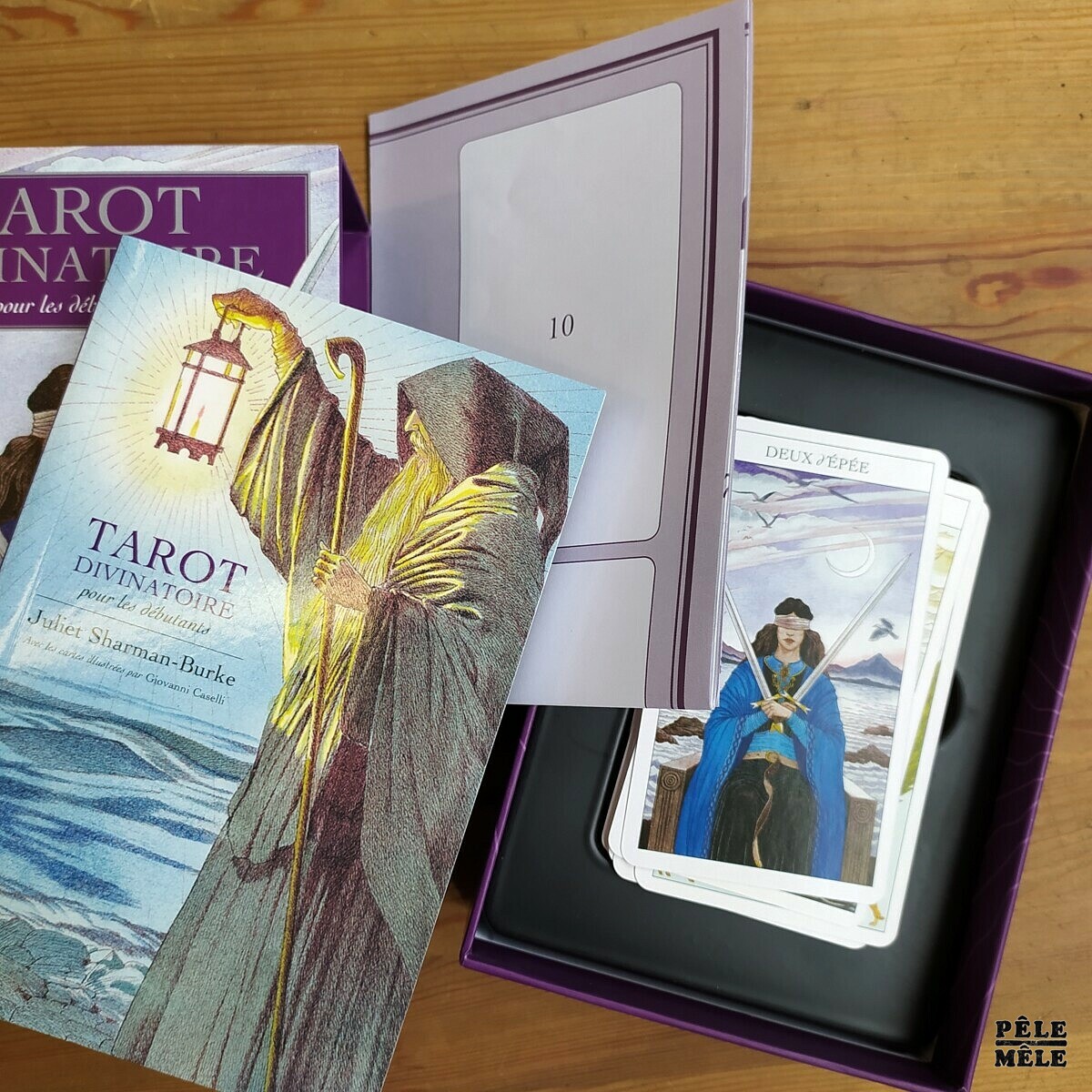 Tarot divinatoire pour les débutants - Inclus : 78 cartes et 1 livret  illustré de 192 pages - Juliet Sharman-Burke (EAN13 : 9791028503710)