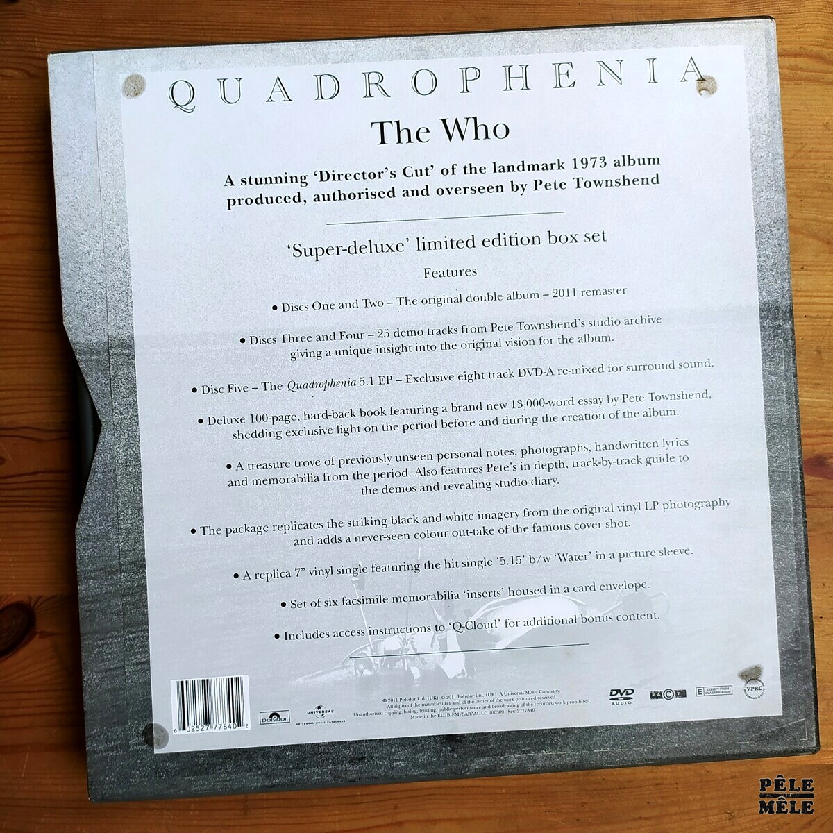 The Who Quadrophenia Director S Cut Universal 11 5 Cds Pele Mele Online