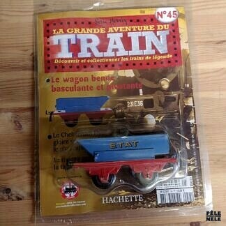 La Grande Aventure du Train — Série Hornby — n°45 : “le Wagon Benne Basculante et Pivotante” (HACHETTE)