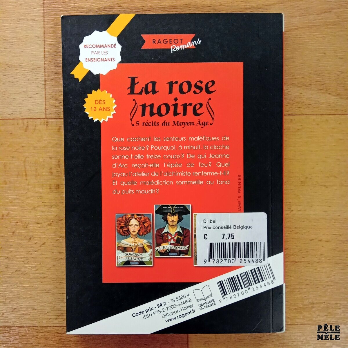 La rose noire : 5 récits du Moyen Âge (Rageot) - Pêle-Mêle Online