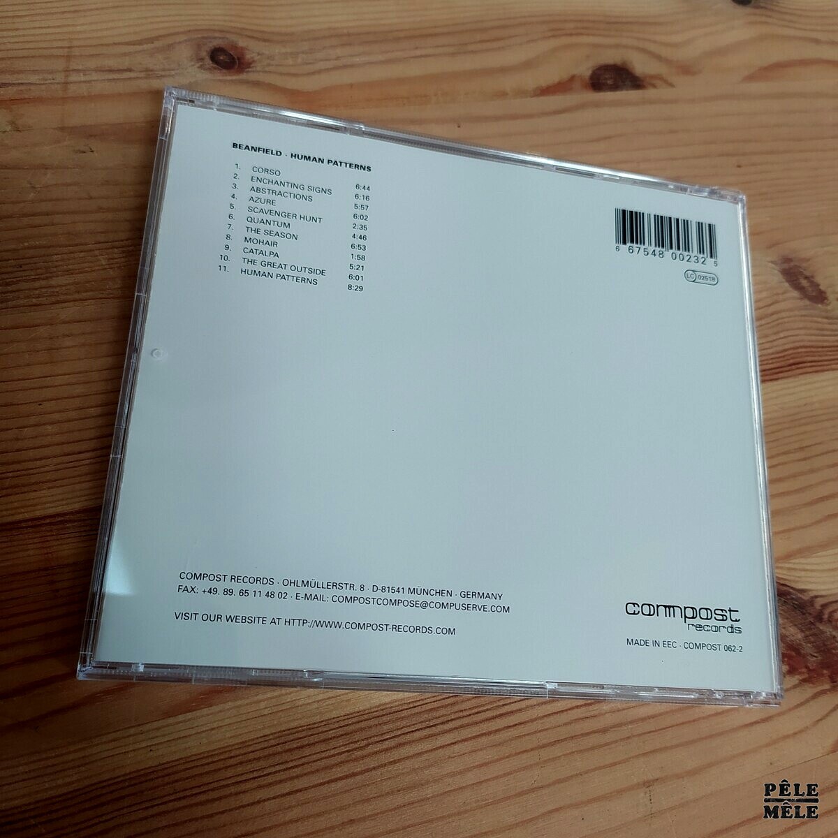 Beanfield "Human Patterns" RECORDS, 1999) PêleMêle Online