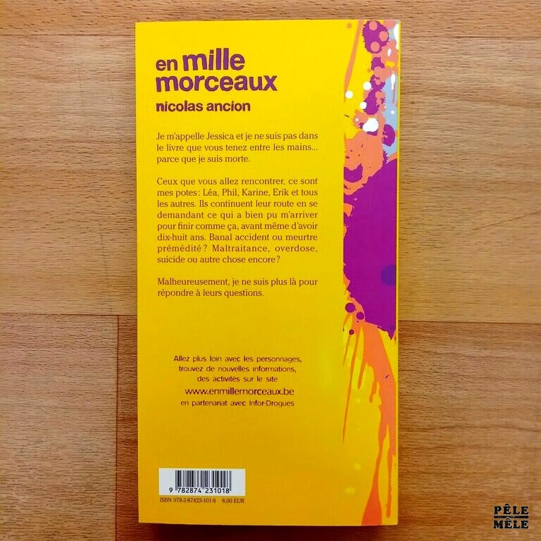 "En mille morceaux" Nicolas Ancion (Mijade) PêleMêle Online