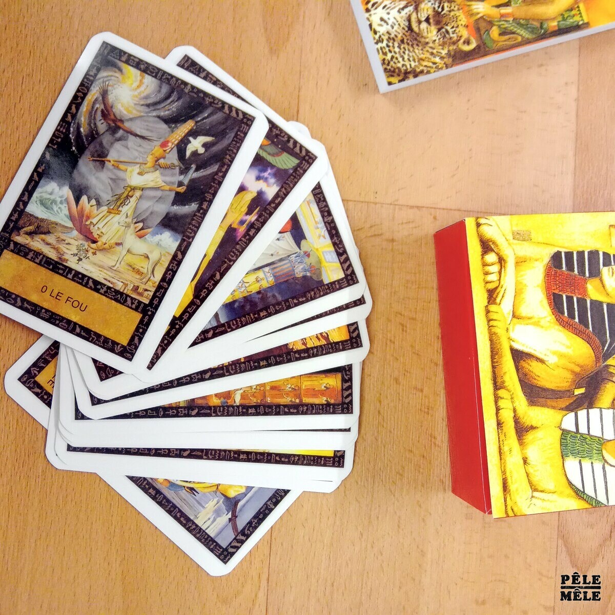 Tarot "Le Tarot des Anciens Egyptiens" Clive Barrett PêleMêle Online