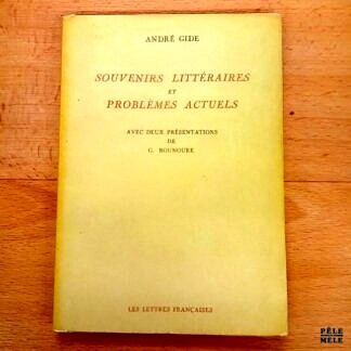 "Souvenirs littéraires et problèmes actuels" - André Gide / Les lettres françaises 1946