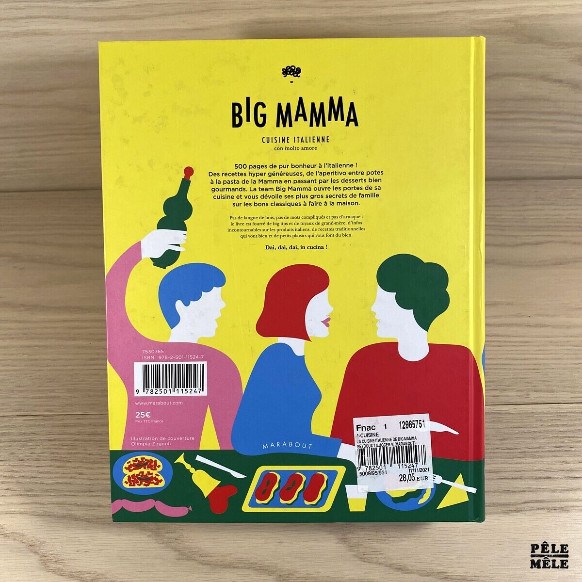 Livre Big Mamma: Cuisine italienne con molto amore - Marabout