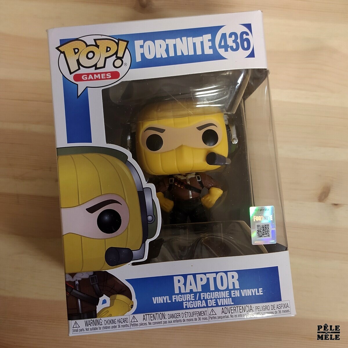 Figurine Pop n°436 : Raptor (“Fortnite”) - Pêle-Mêle Online