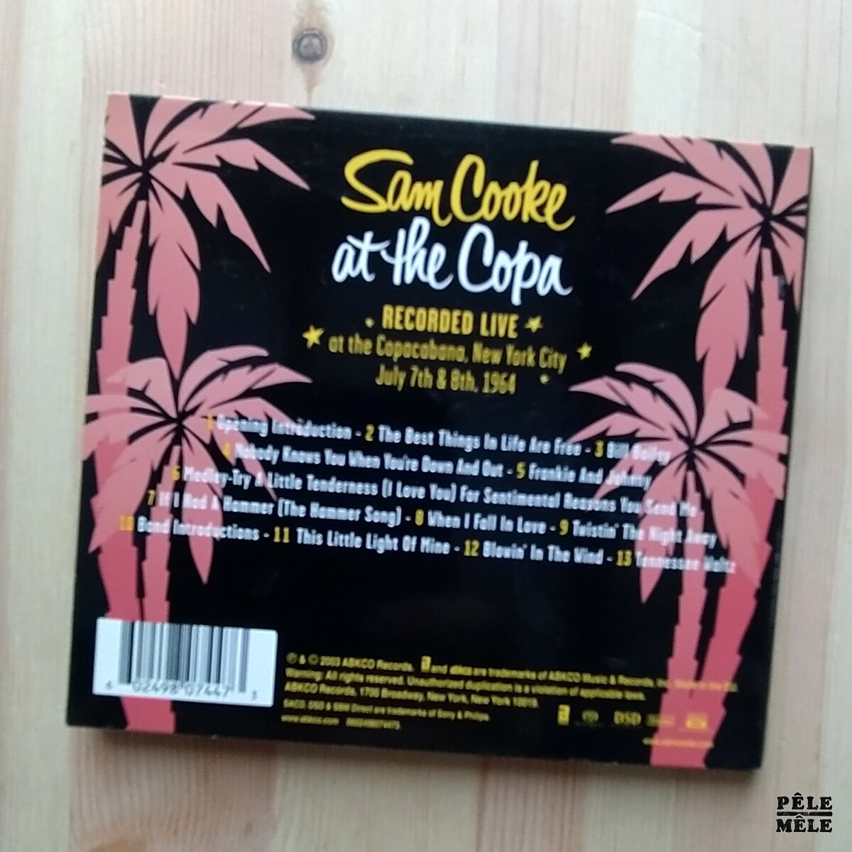 Sam Cooke Sam Cooke At The Copa Rca Victor 1964 Sacd Pêle Mêle Online 9106