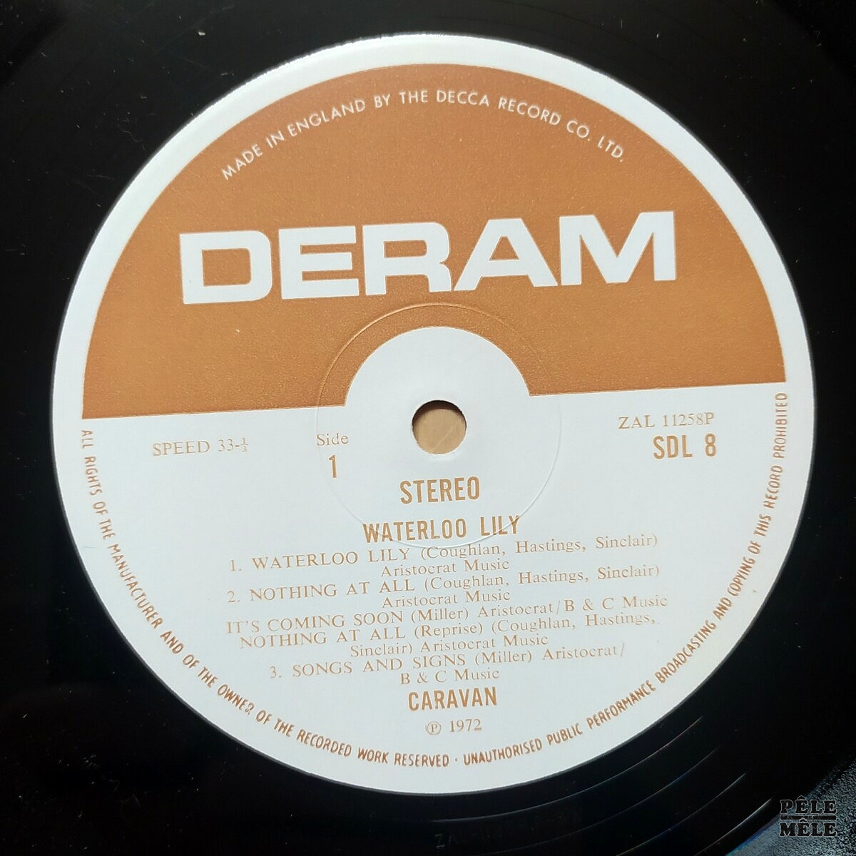 Caravan "Waterloo Lily" (DERAM, 1972) PêleMêle Online