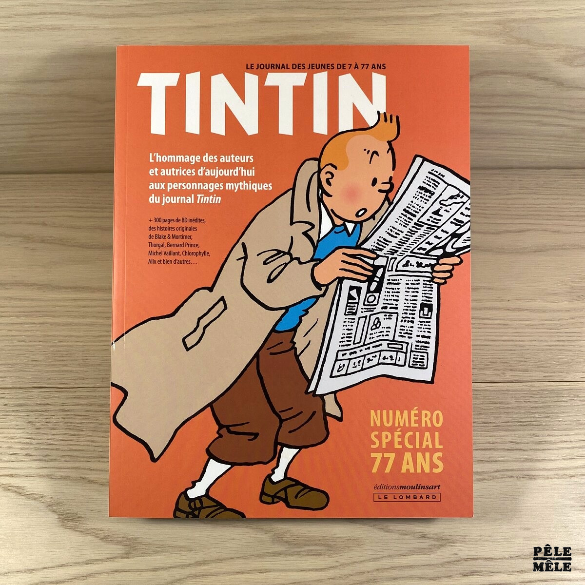 Tintin - Numéro spécial 77 ans. L'hommage des auteurs et autrices  d'aujourd'hui aux personnages mythiques du journal Tintin - Gauthier Van  Meerbeeck, Camille Monnart - Pêle-Mêle Online