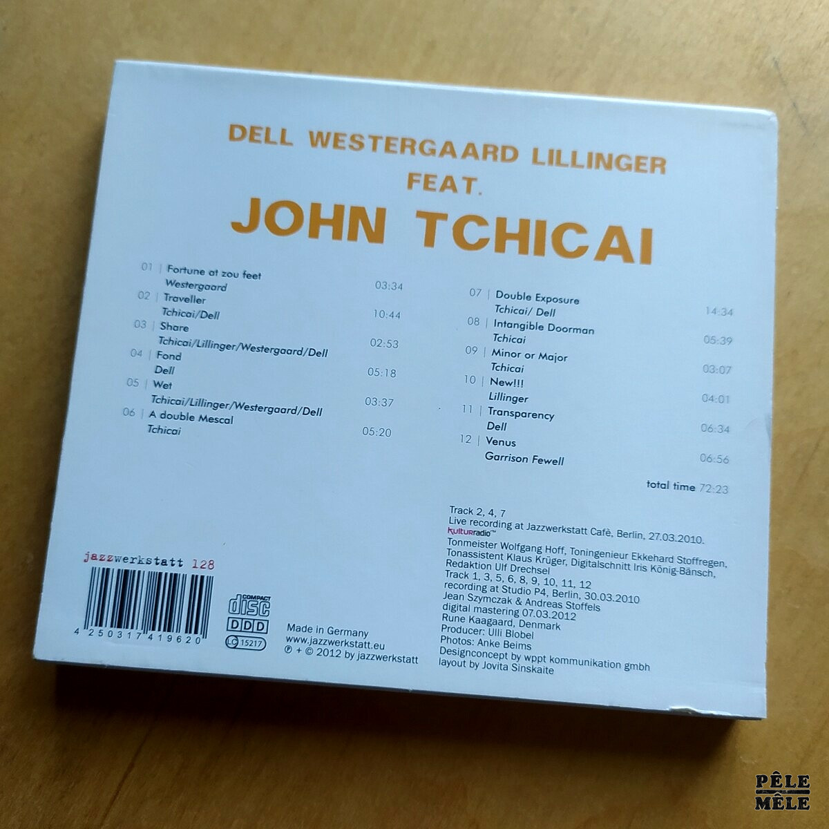 Dell Westergaard Lillinger "featuring John Tchicai" (JAZZWERKSTATT