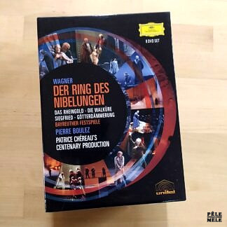 Coffret Wagner "Der Ring des Nibelungen" conduit par Pierre Boulez (DEUTSCHE GRAMMOPHON) / 8 dvd