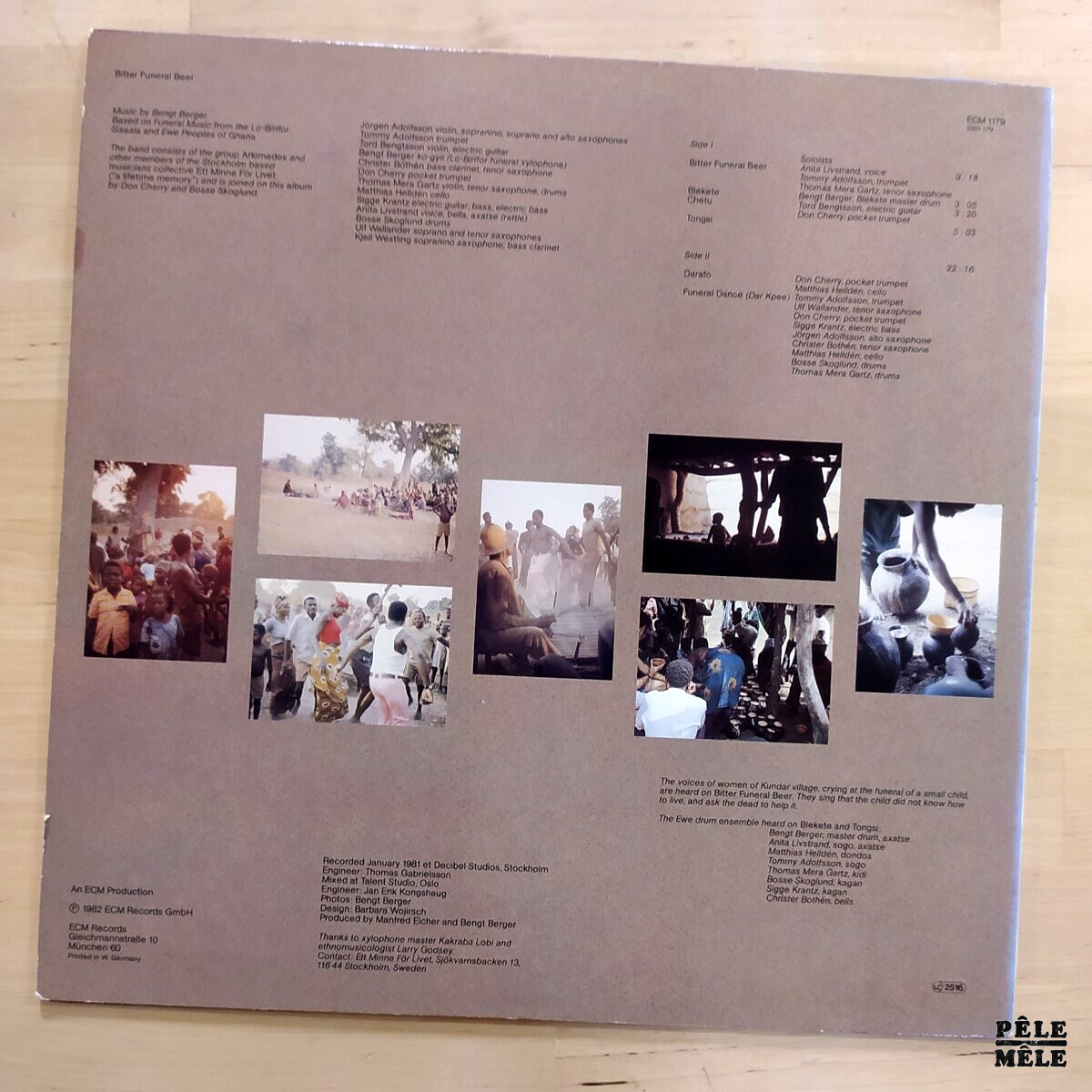 Bengt Berger "Bitter Funeral Beer" (ECM, 1982) PêleMêle Online