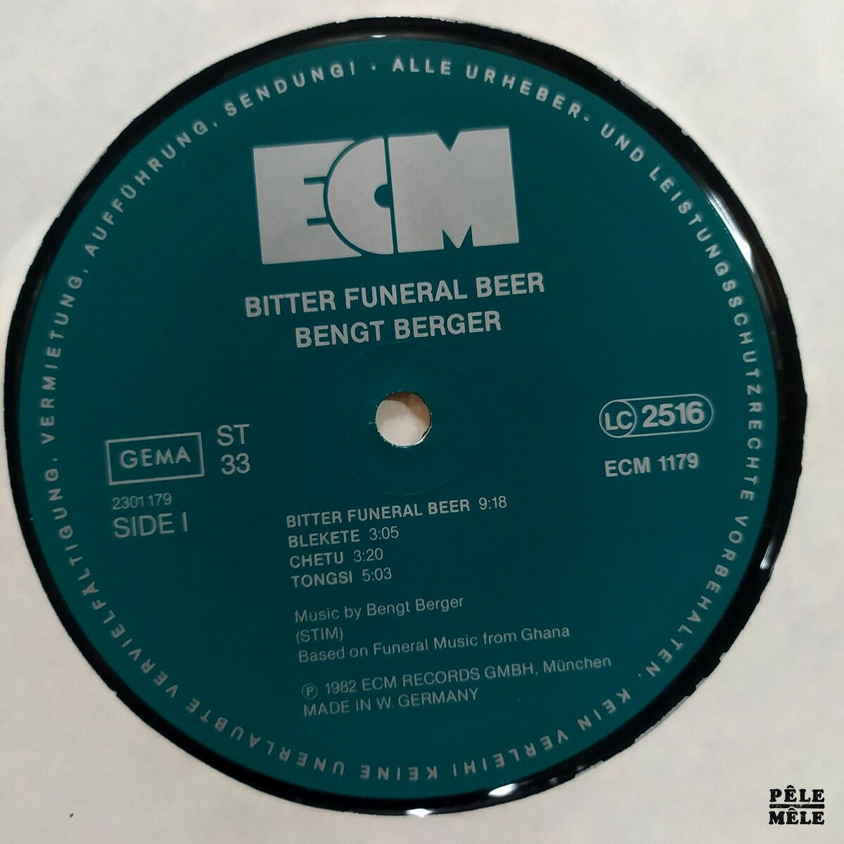 Bengt Berger "Bitter Funeral Beer" (ECM, 1982) PêleMêle Online
