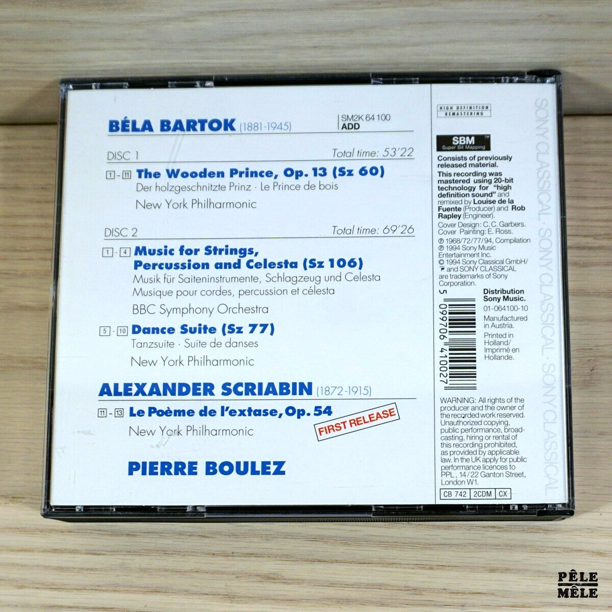 その他 Wooden Prince / Le Poeme De L&#39;Extase [CD] Wooden Prince / Le Poeme De L'Extase [CD]